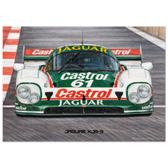 Castrol Jaguar XJR-9 Poster - Le Mans Legends Collection