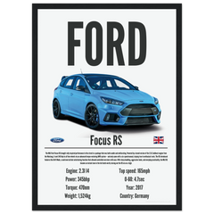 442 Ford Focus RS Poster - Precision Collection