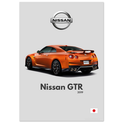 382 Nissan GTR Poster - Minimalist Collection