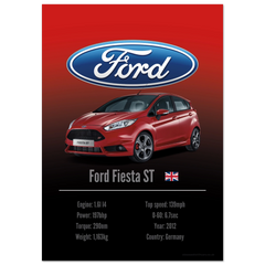 118 Ford Fiesta ST Poster - Accent Collection