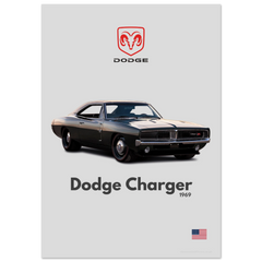 044 Dodge Charger Poster - Minimalist Collection