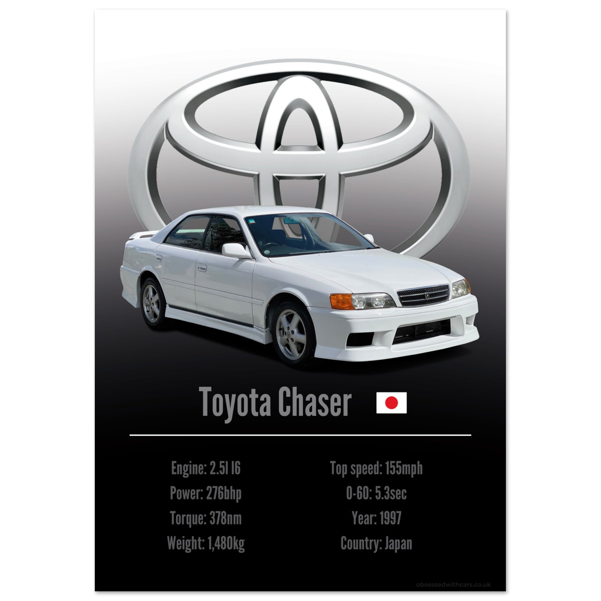 Toyota Chaser Poster - Accent Collection