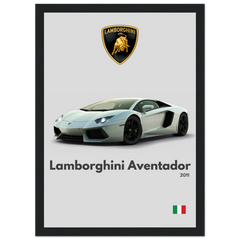 440 Lamborghini Aventador Poster - Minimalist Collection
