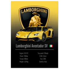 050 Lamborghini Aventador SV Poster - Accent Collection