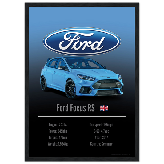 Ford Focus RS Poster - Accent Collection