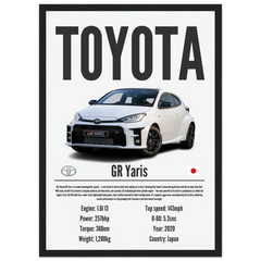 162 Toyota GR Yaris Poster - Precision Collection