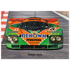 Mazda 787B Poster - Le Mans Legends Collection
