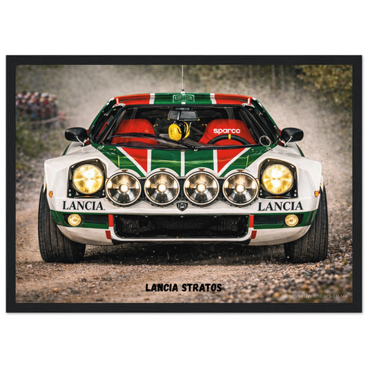 Lancia Stratos Poster - Rally Legends Collection