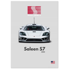 400 Saleen S7 Poster - Minimalist Collection