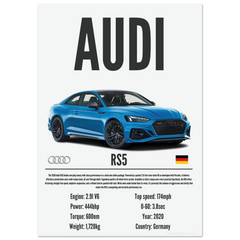 441 Audi RS5 Poster - Precision Collection