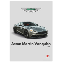 460 Aston Martin Vanquish Poster - Minimalist Collection