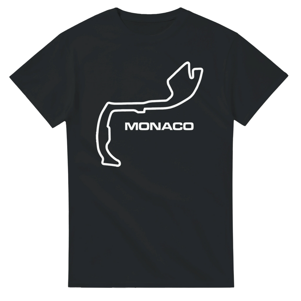 Monaco Race Track Outline T-Shirt