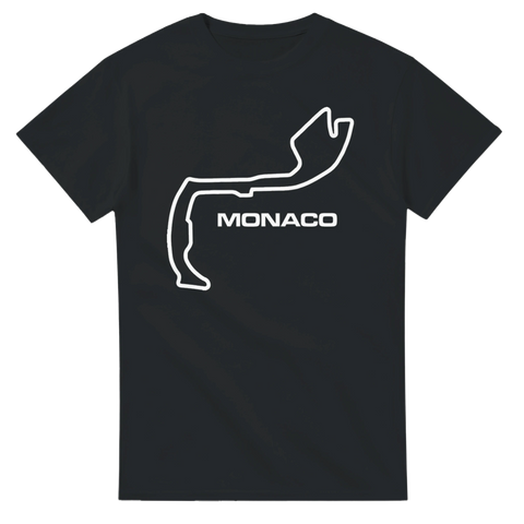 Monaco Race Track Outline T-Shirt