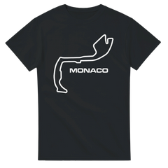 Monaco Race Track Outline T-Shirt