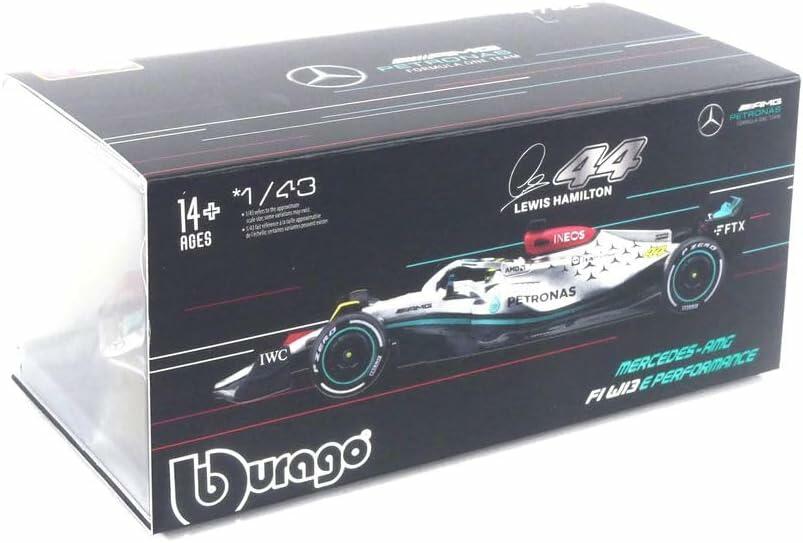 1/43 2022 Mercedes-Benz W13 - Lewis Hamilton - With Helmet | Model Car