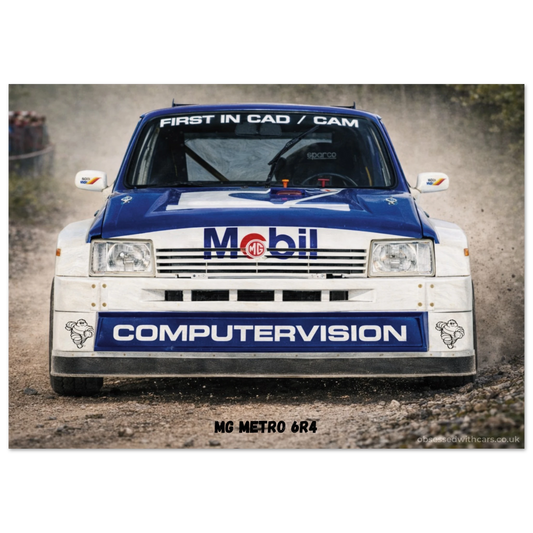 MG Metro 6R4 Poster - Rally Legends Collection