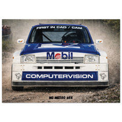MG Metro 6R4 Poster - Rally Legends Collection