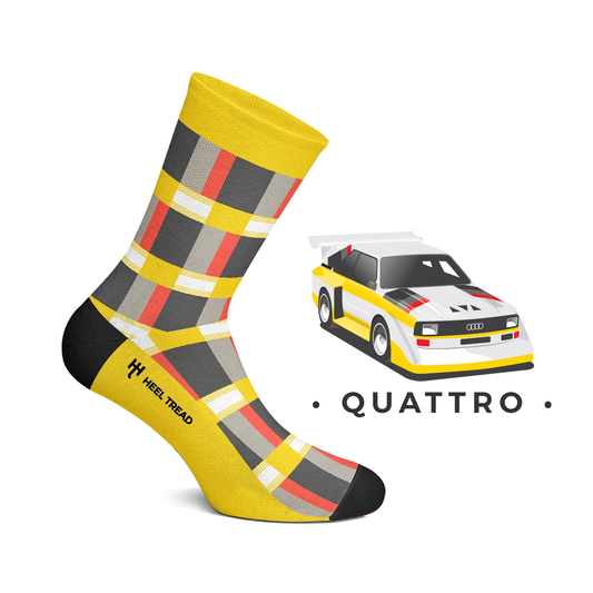 Heel Tread Socks - Audi Quattro