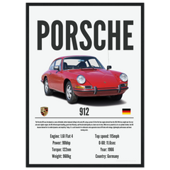368 Porsche 912 Poster - Precision Collection