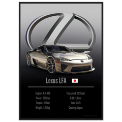 060 Lexus LFA Poster - Accent Collection