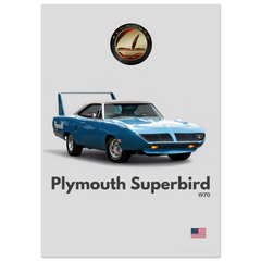 330 Plymouth Superbird Poster - Minimalist Collection