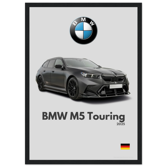 BMW M5 Touring Poster - Minimalist Collection