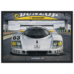 Sauber C9 Poster - Le Mans Legends Collection