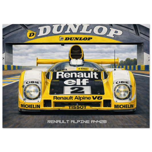 Renault Alpine A442B Poster - Le Mans Legends Collection