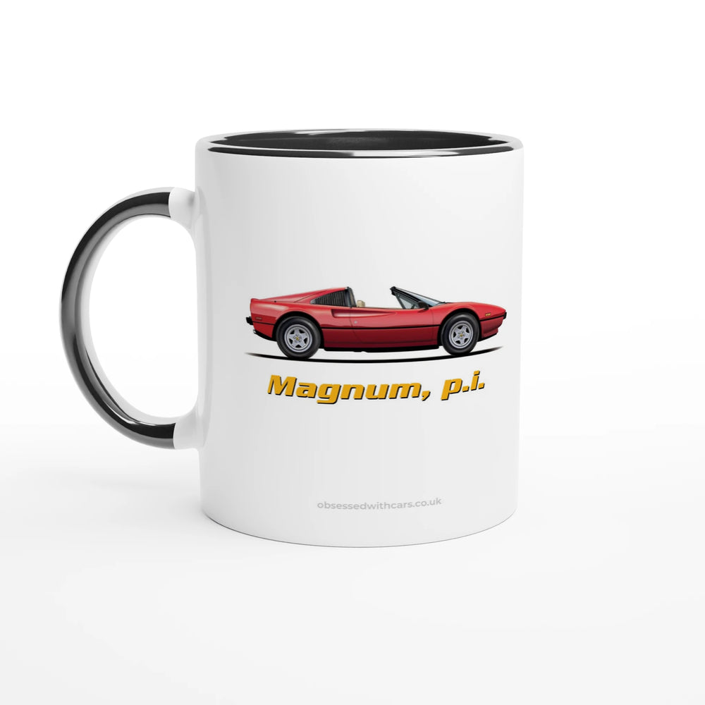 Magnum PI Ferrari 308 GTS Mug | TV & Movie Car Mugs