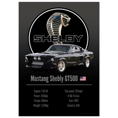 080 Shelby GT500 Poster - Accent Collection