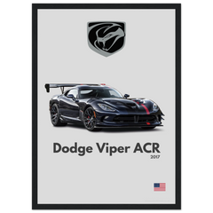 090 Dodge Viper ACR Poster - Minimalist Collection