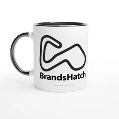 Brands Hatch Race Track Outline Mug