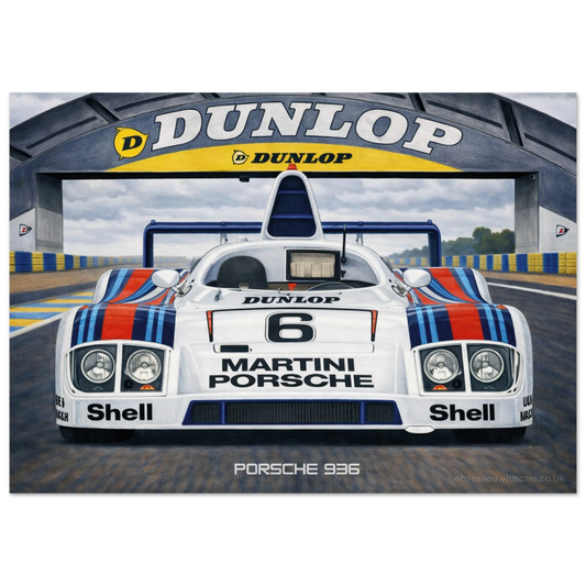 Porsche 936 Poster - Le Mans Legends Collection