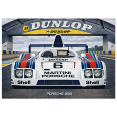Porsche 936 Poster - Le Mans Legends Collection