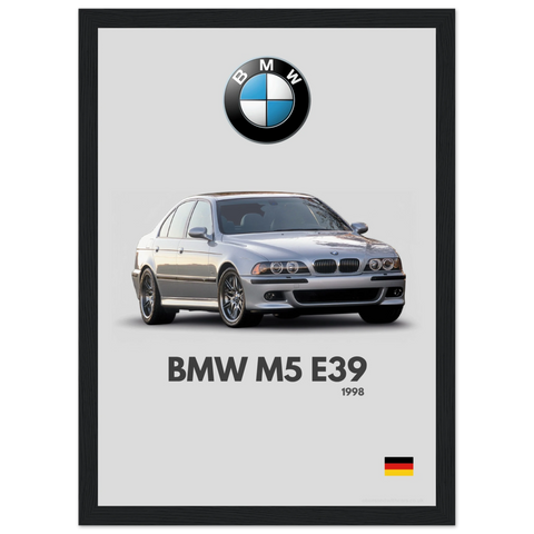 270 BMW M5 E39 Poster - Minimalist Collection