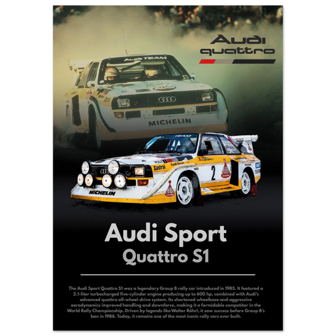 600 Audi Sport Quattro S1 Poster
