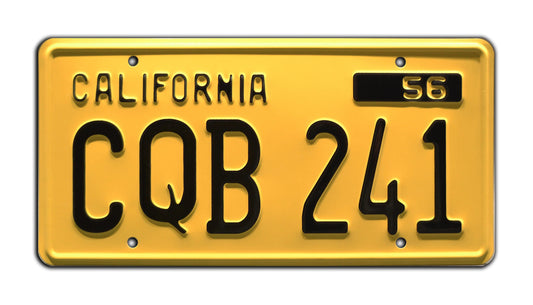 CQB 241 - Christine License Plate