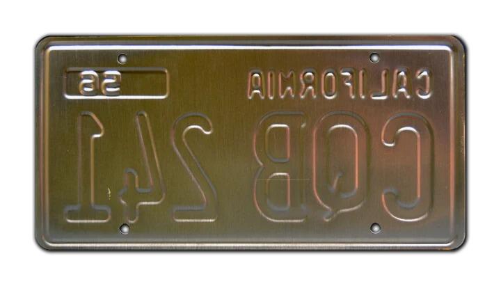 CQB 241 - Christine License Plate