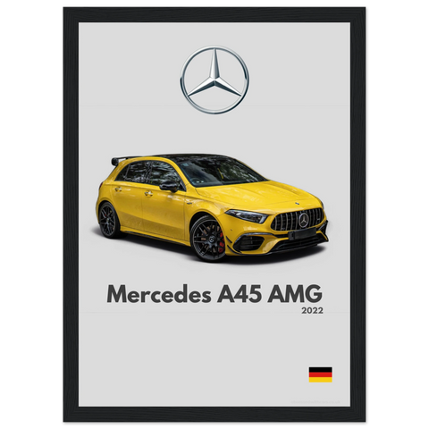 261 Mercedes A45 AMG Poster - Minimalist Collection