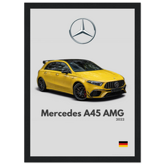 261 Mercedes A45 AMG Poster - Minimalist Collection
