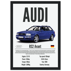 373 Audi RS2 Avant Poster - Precision Collection