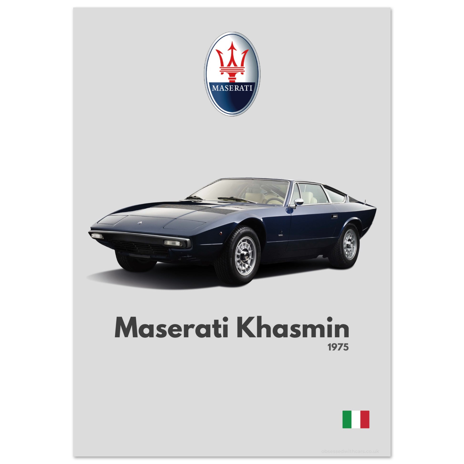 Maserati Khasmin Poster - Minimalist Collection