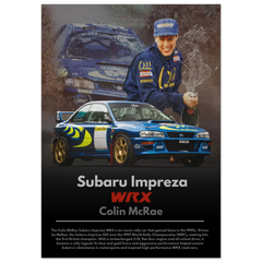 710 Subaru Impreza WRX Colin McRae Poster