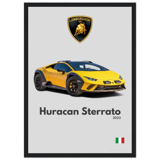 Lamborghini Huracan Sterrato Poster - Minimalist Collection