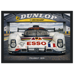 Peugeot 905 Poster - Le Mans Legends Collection