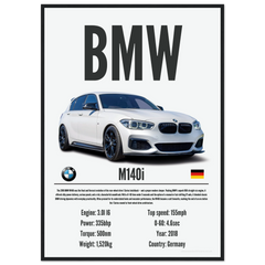 036 BMW M140i Poster - Precision Collection