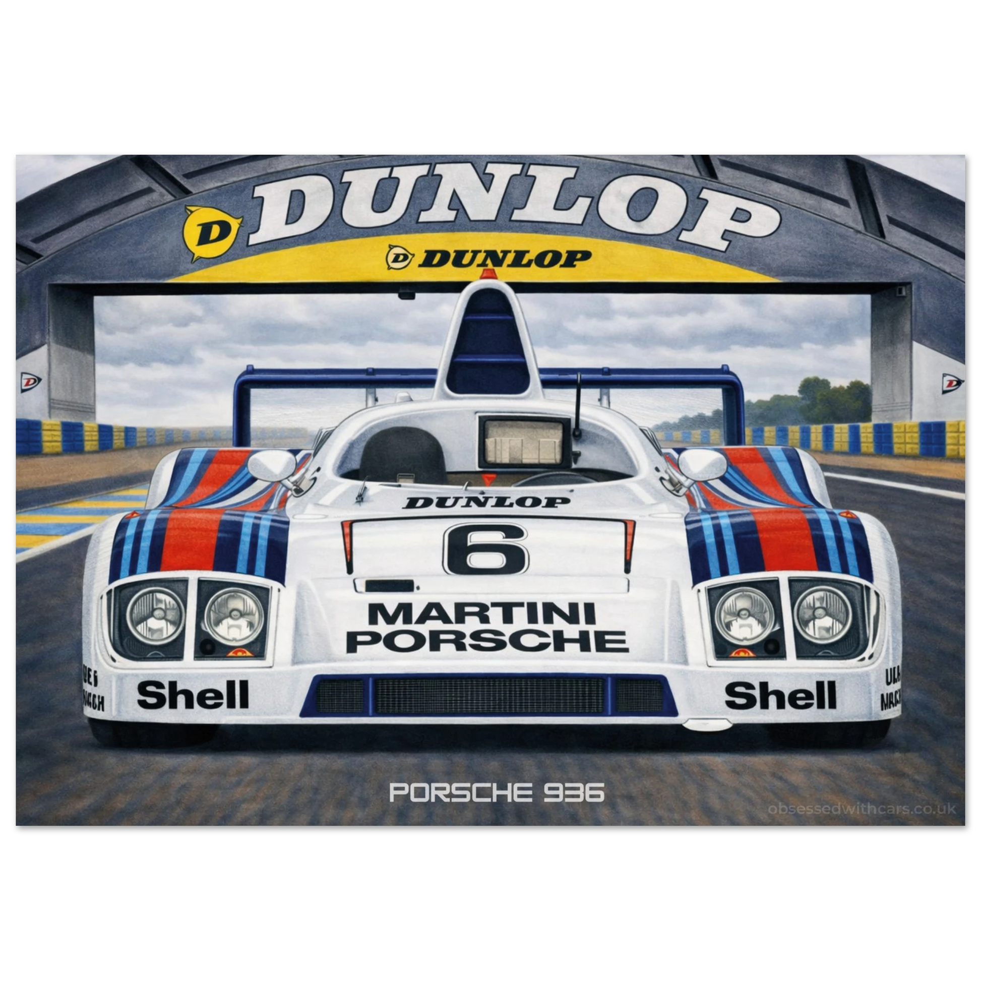 Porsche 936 Poster - Le Mans Legends Collection