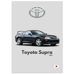 310 Toyota Supra Poster - Minimalist Collection