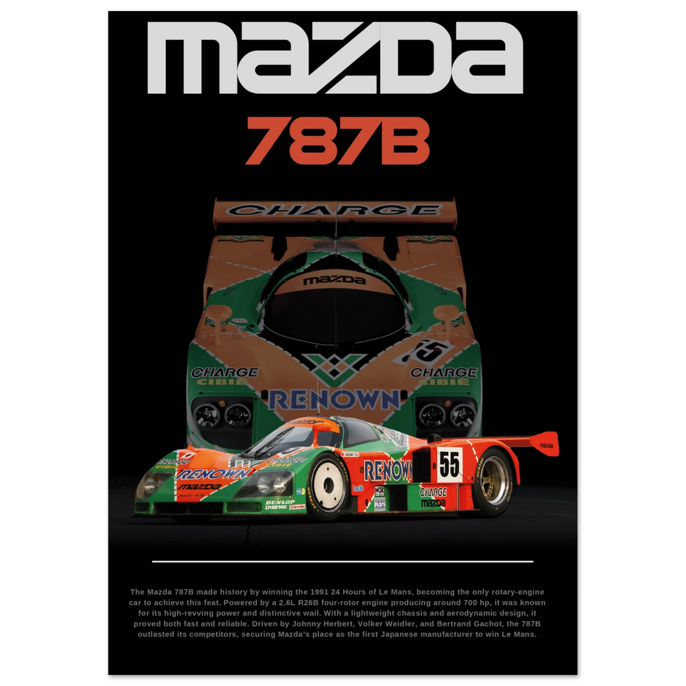 660 Mazda 787B Poster