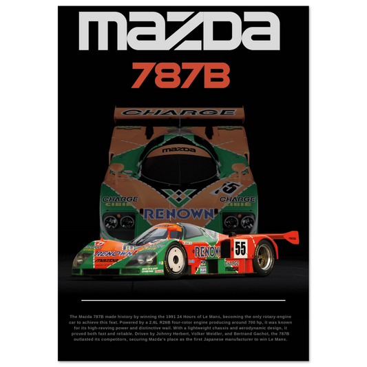 Mazda 787B Poster
